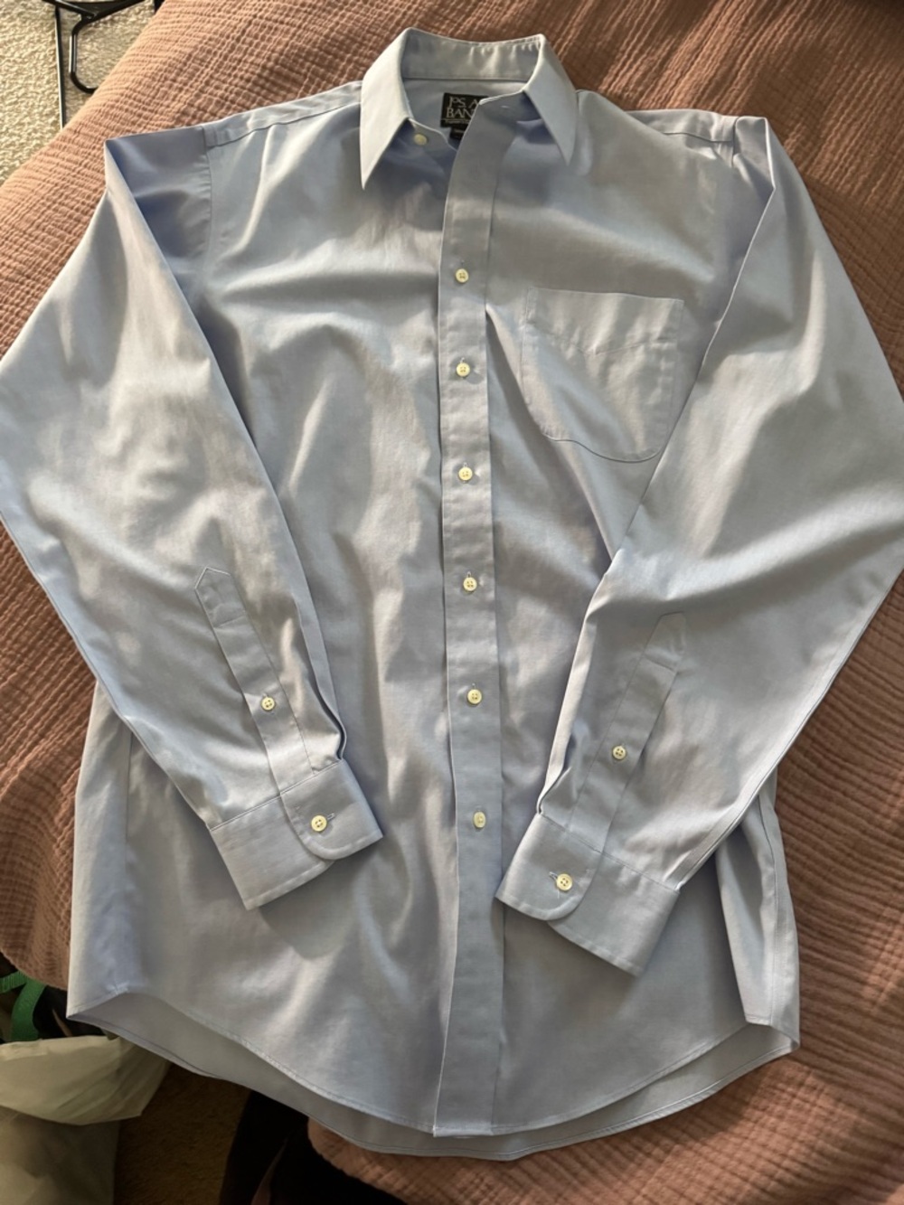 Jos A Banks Classic Light Blue Men's Dress Shirt